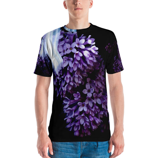 Men's Lilac All-Over Print T-Shirt