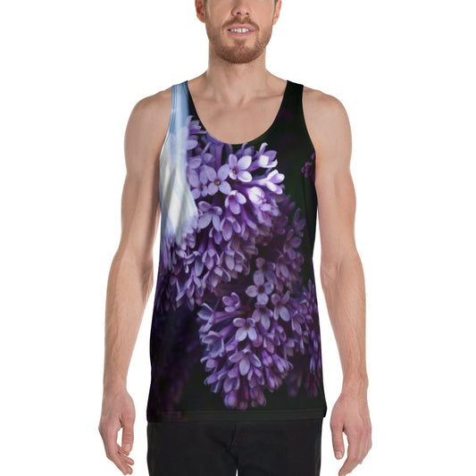 Unisex Lilac All-Over Print Tank Top