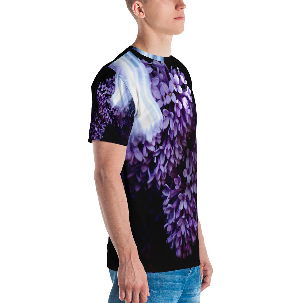 Men's Lilac All-Over Print T-Shirt